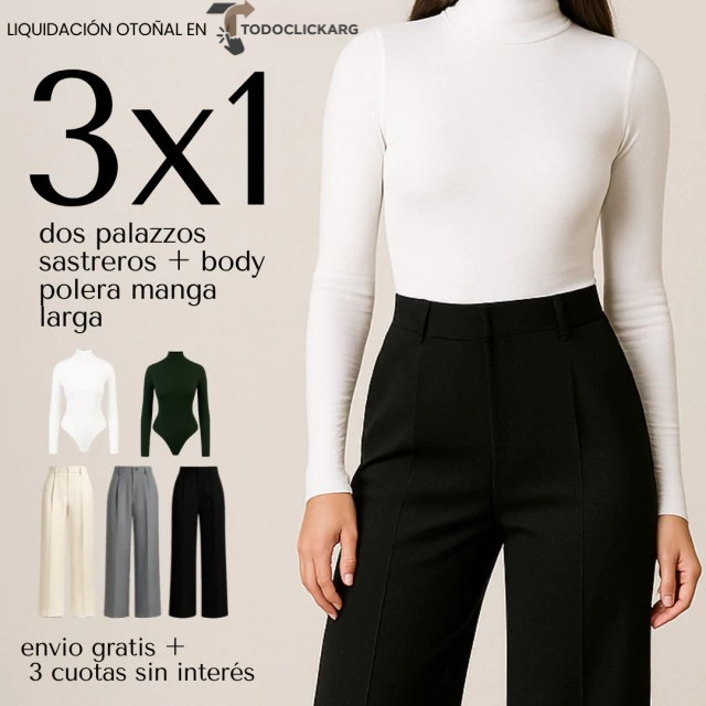DOS PALASOS SASTREROS + BODY DE REGALO